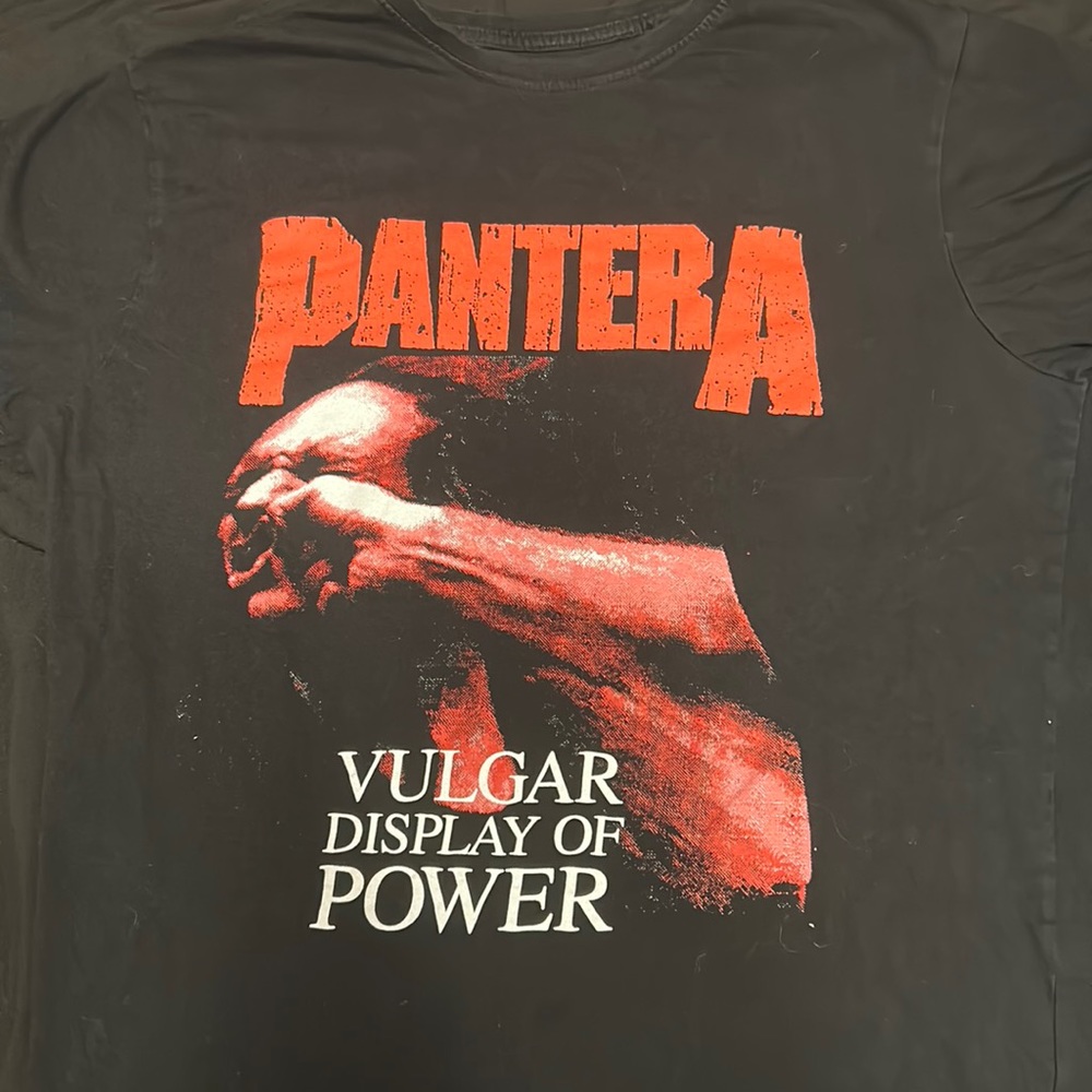 Pantera vulgar display of power shirt no rips stains